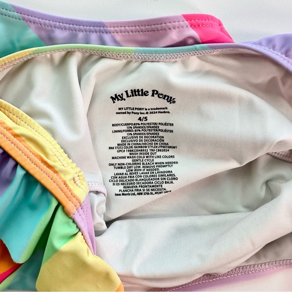 My Little Pony Rainbow Swimsuit - Picture 3 of 3